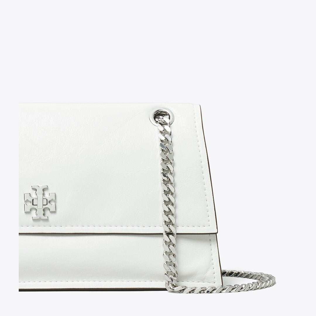 Tory Burch Kira Turnlock Shoulder Bag BIANCO