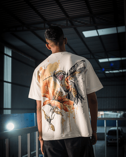 KISS OF NECTAR WHITE TEE