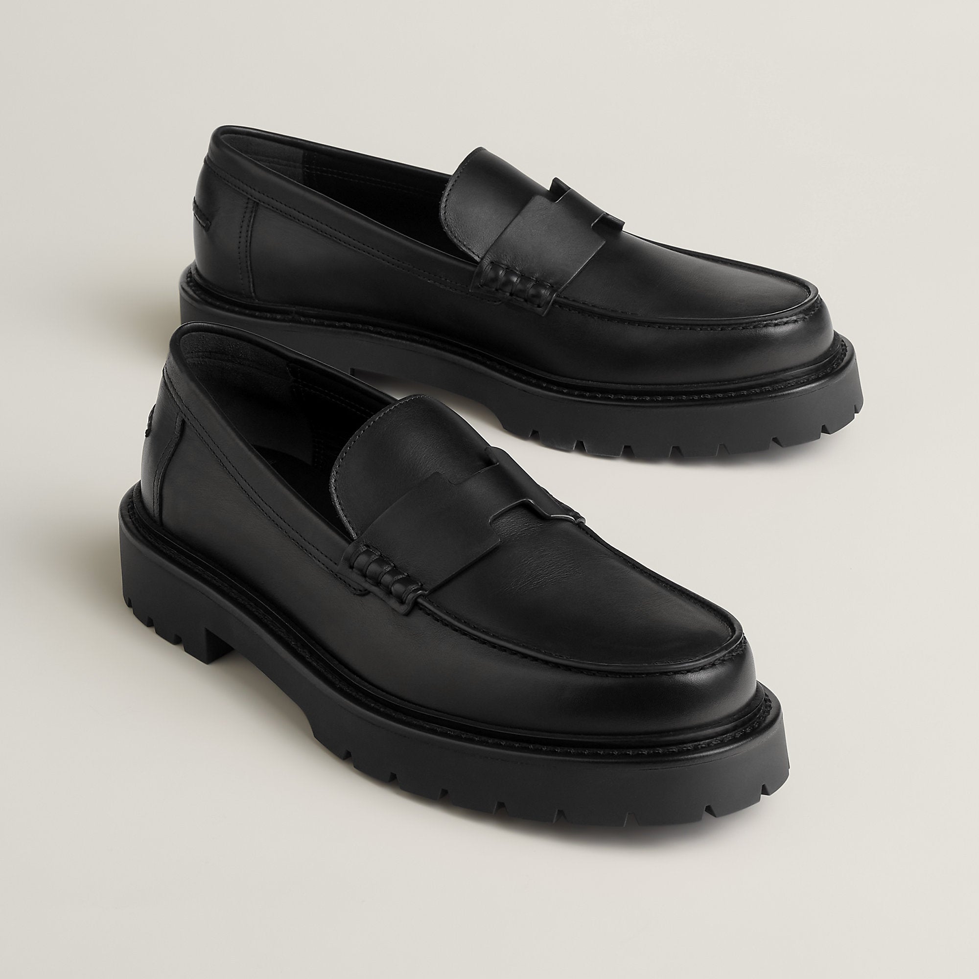  Hermes Klement Loafer Noir