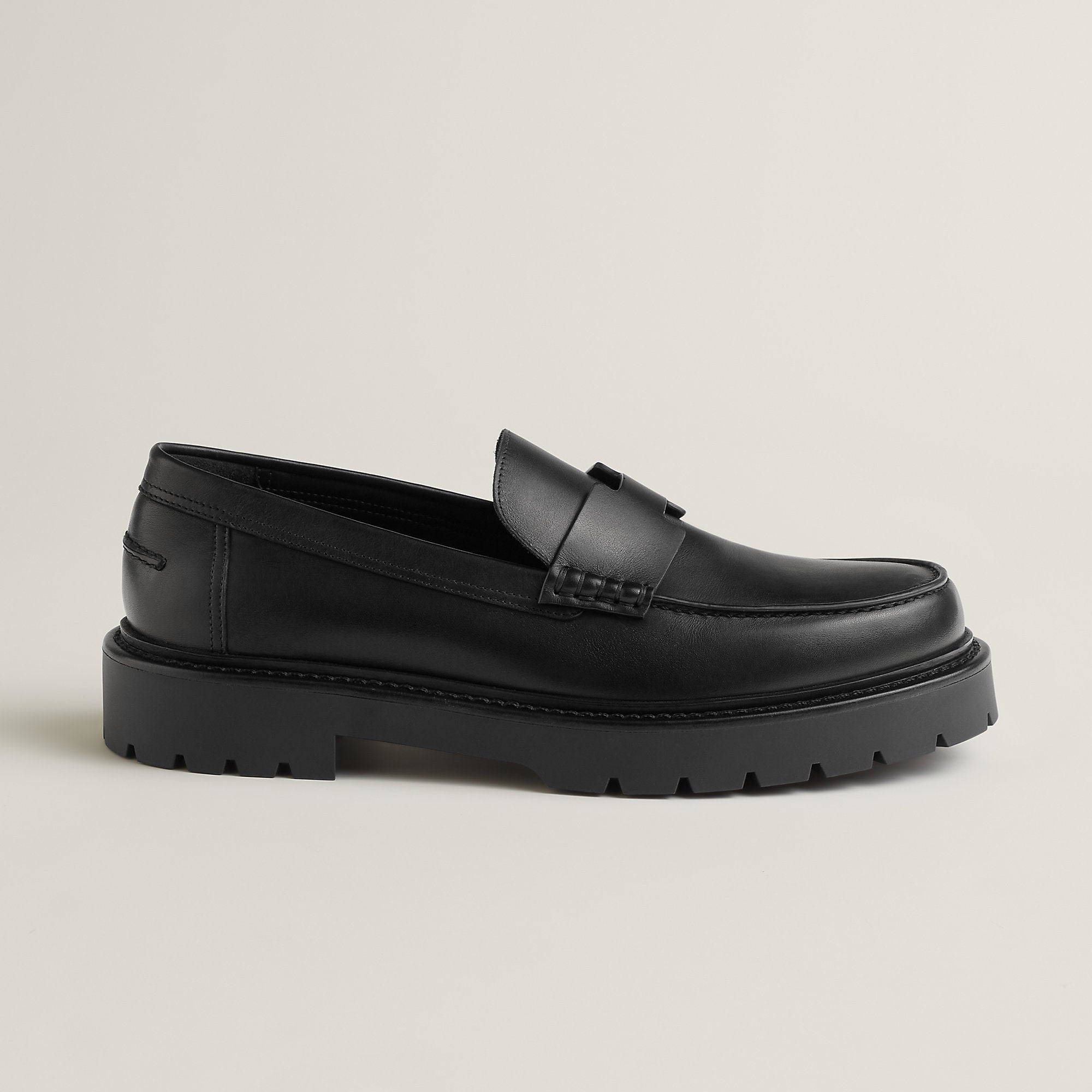  Hermes Klement Loafer Noir