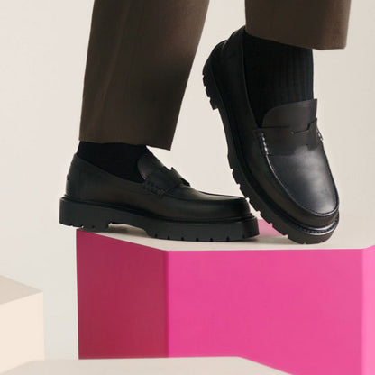  Hermes Klement Loafer Noir