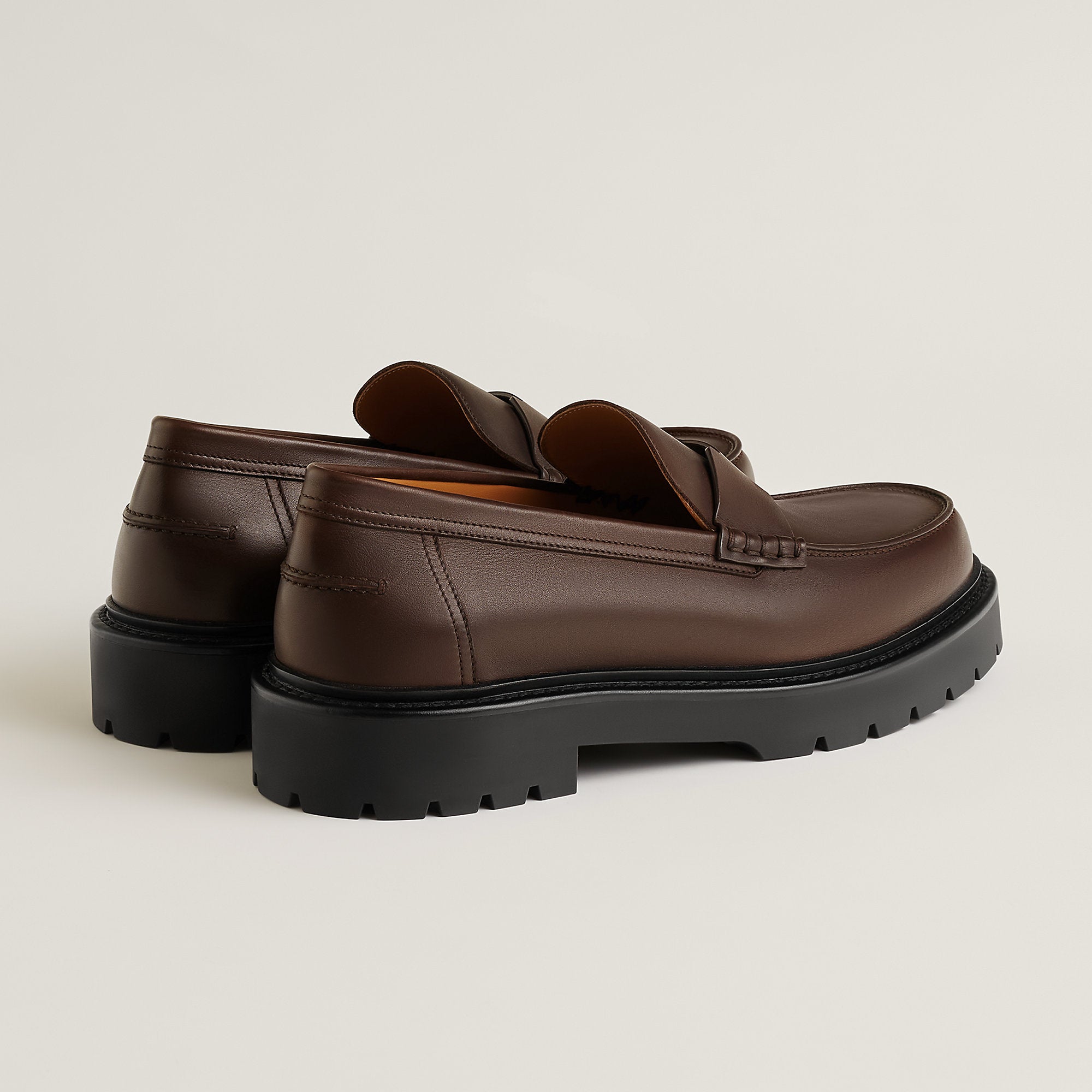  Hermes Klement Loafer Marron Pcan