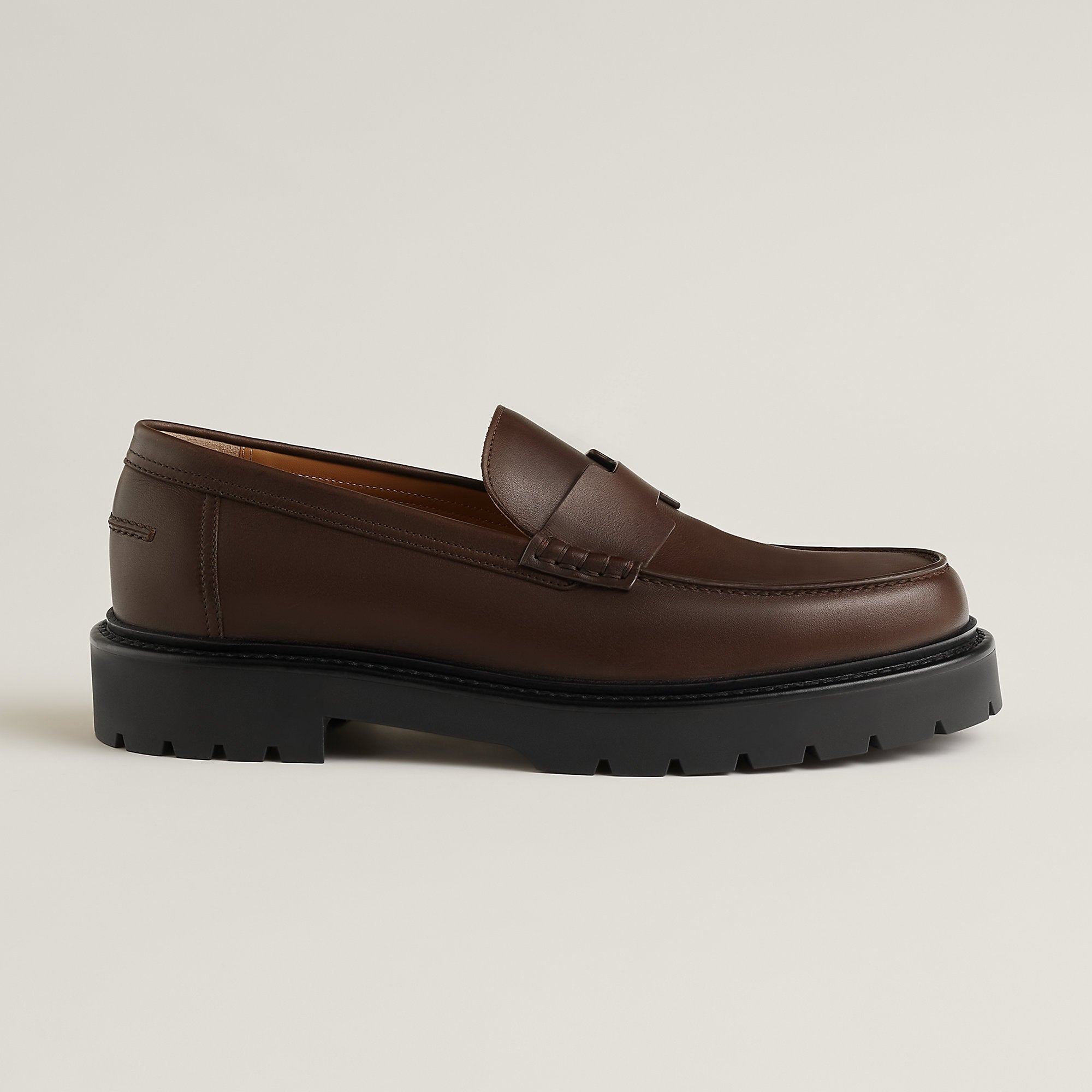  Hermes Klement Loafer Marron Pcan