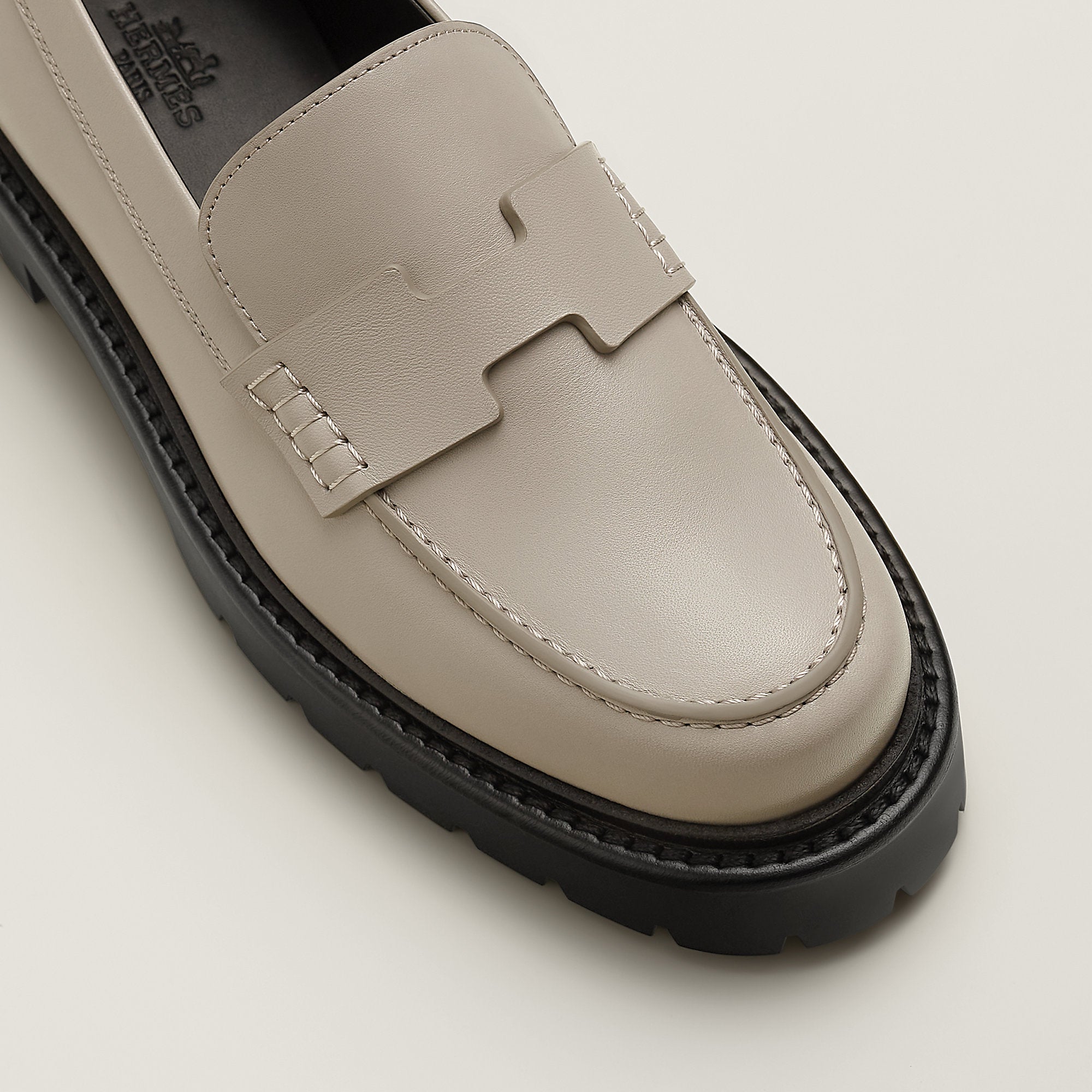  Hermes Klement Loafer Beige Galet