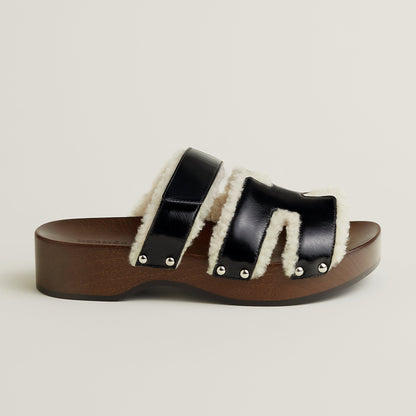  Hermes Kos Clog Noir