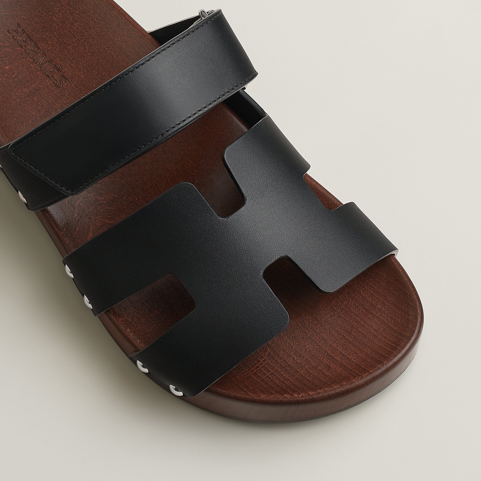  Hermes Kos Clog Noir