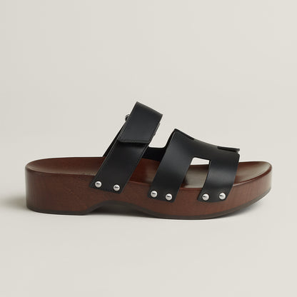  Hermes Kos Clog Noir