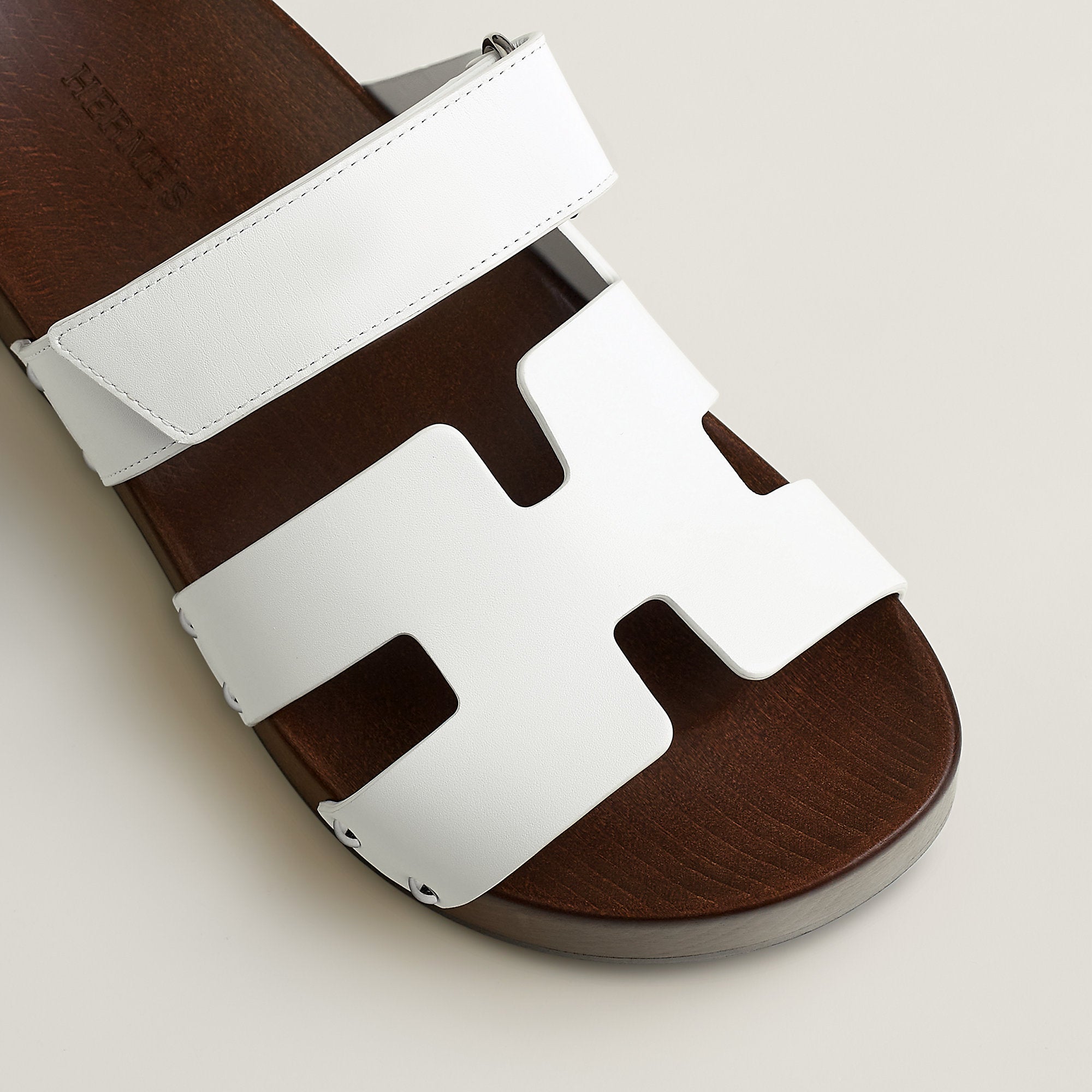  Hermes Kos Clog Blanc