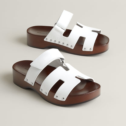  Hermes Kos Clog Blanc