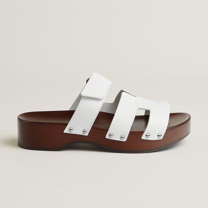  Hermes Kos Clog Blanc