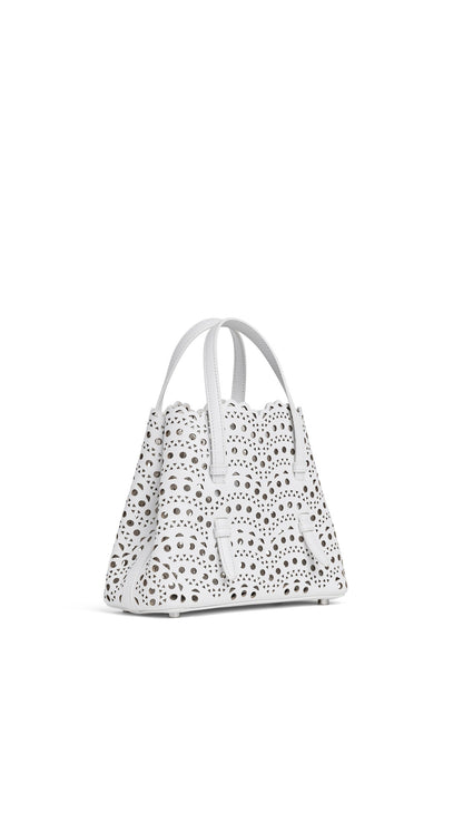 Alaïa Mina 20 Bag In Perforated Vienne Calfskin