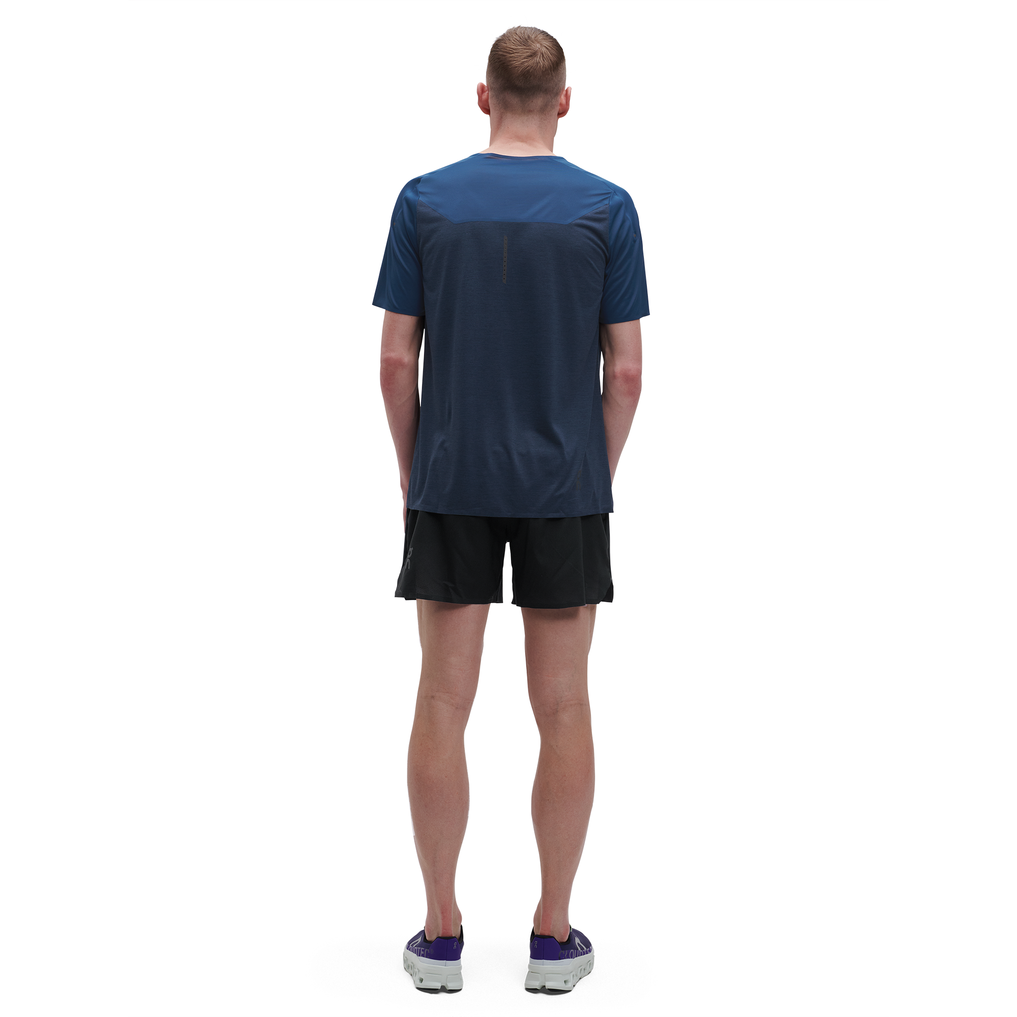 on 5" lightweight shorts Black