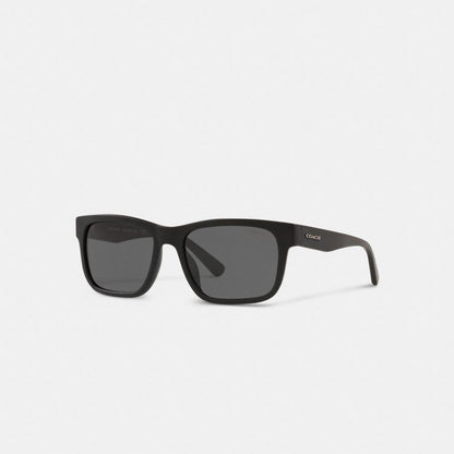 Coach Square Frame Sunglasses Matte Black