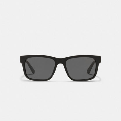 Coach Square Frame Sunglasses Matte Black