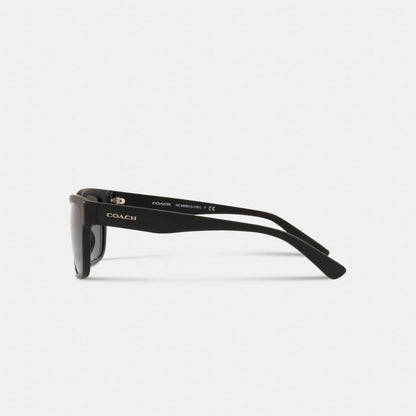 Coach Square Frame Sunglasses Matte Black
