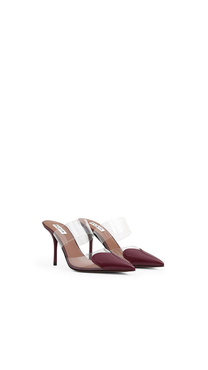 Alaïa Le Cœur Mules In Patent Leather