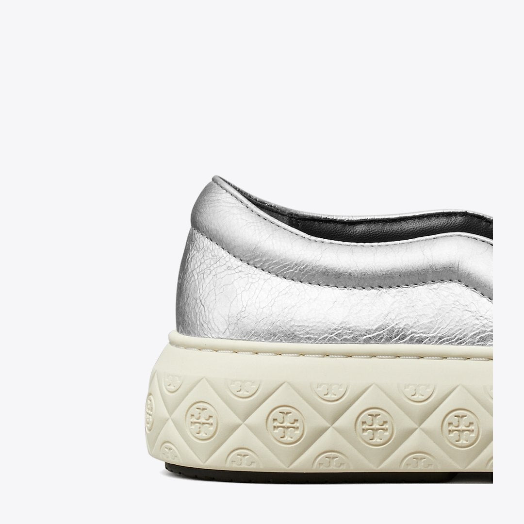 Tory Burch Ladybug Slip-On Sneaker Silver