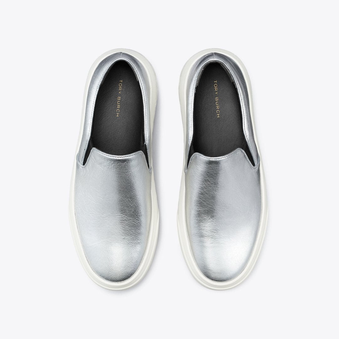 Tory Burch Ladybug Slip-On Sneaker Silver