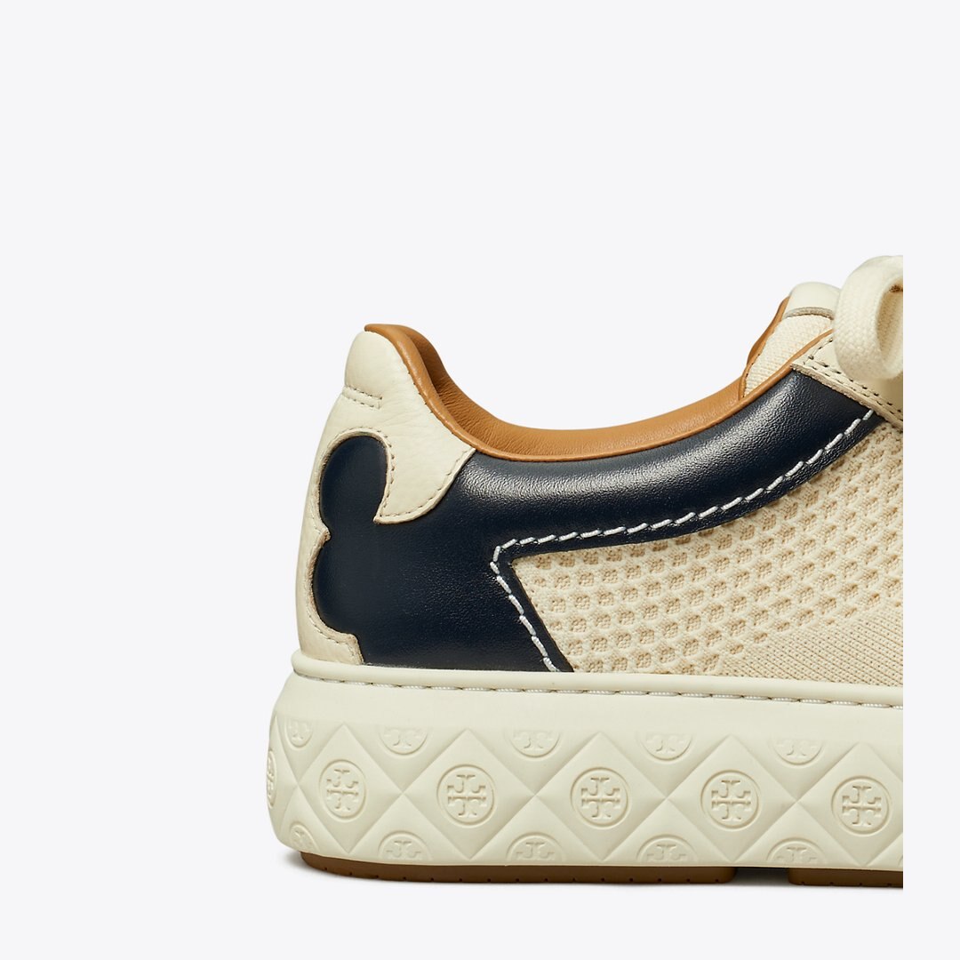 Tory Burch Ladybug Sneaker LIGHT CREAM / NEW NAVY