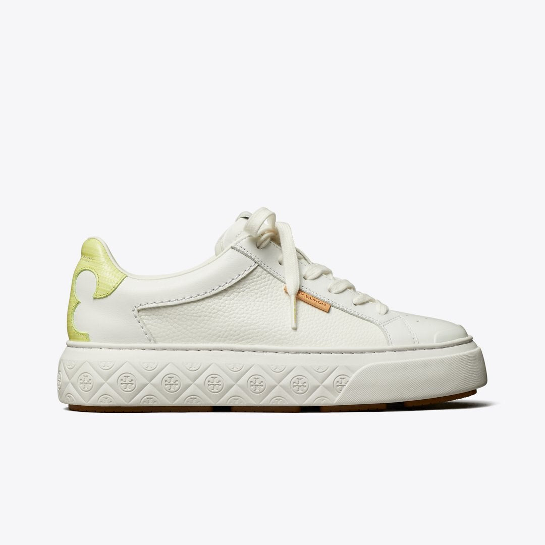 Tory Burch Ladybug Sneaker PURITY / LIME GREEN