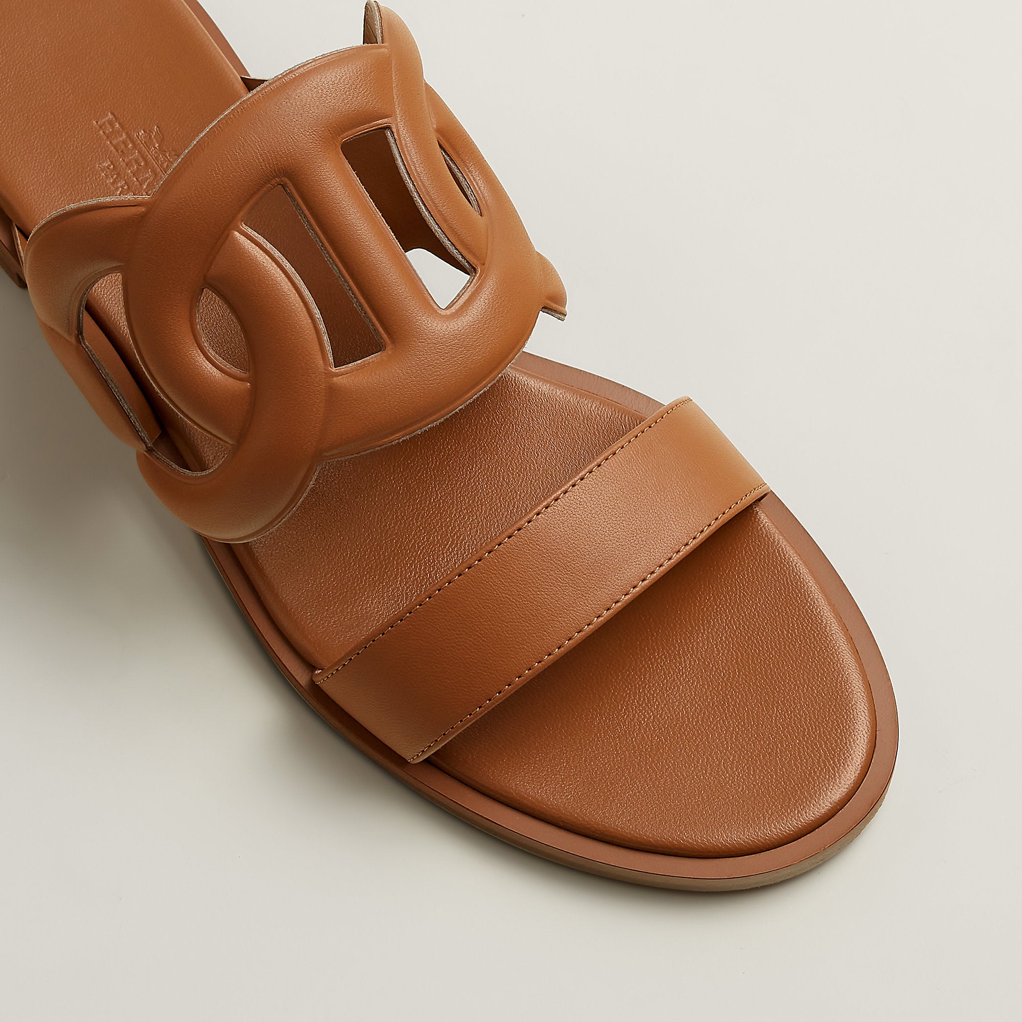  Hermes Lagune Sandal Naturel