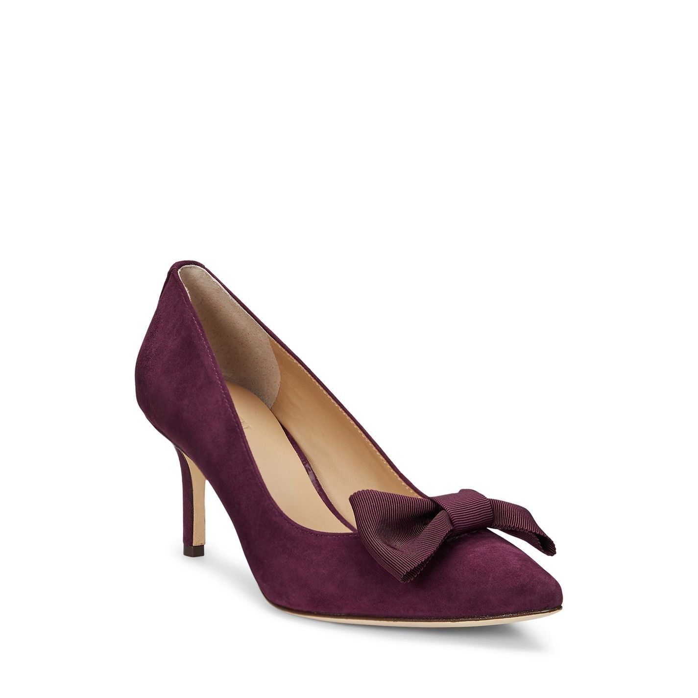  Lanette Bow Pumps Pinot Noir