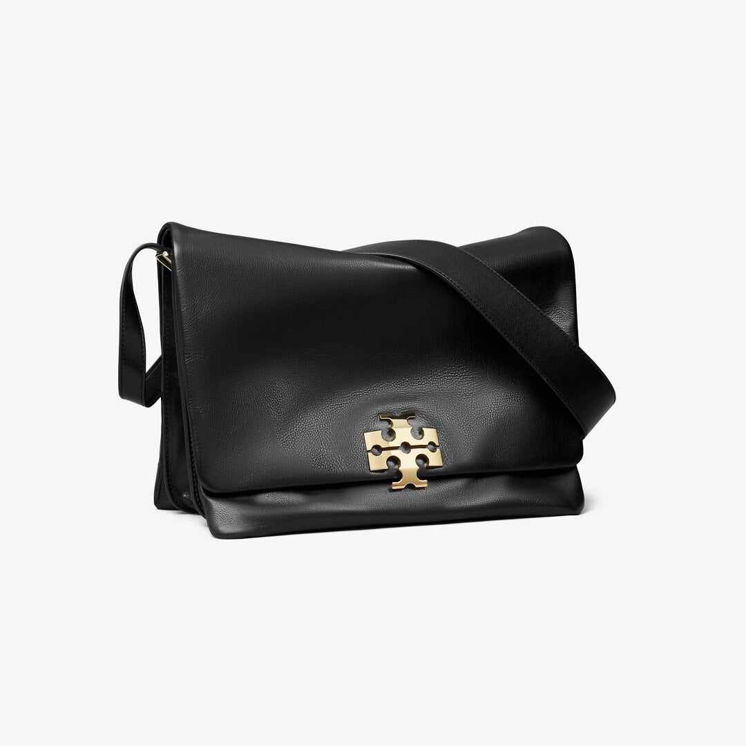 Tory Burch Large Charlie Shoulder Bag BLACK/GOLD