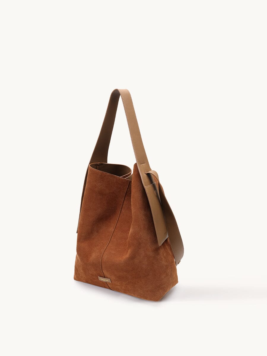 Songmont Large Drippy Tote Bag Caramel