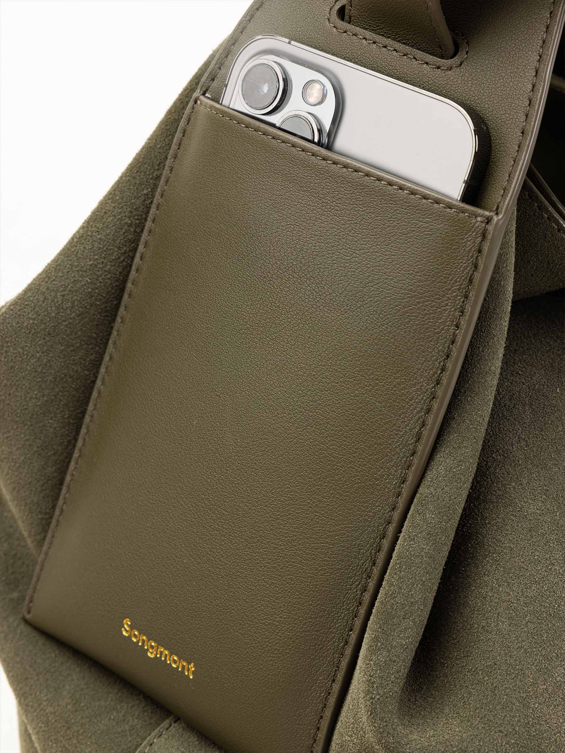 Songmont Large Drippy Tote Bag Olive