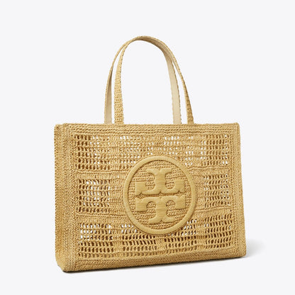 Tory Burch Large Ella Hand-Crocheted Tote Natural
