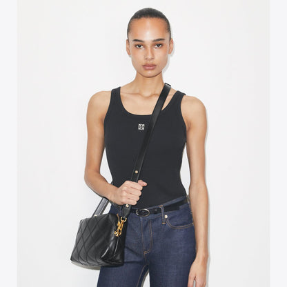 Tory Burch Large Fleming Soft Crossbody Bag Black