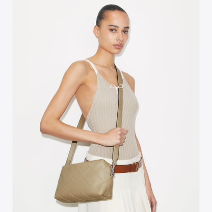Tory Burch Large Fleming Soft Crossbody Bag Soft Cement