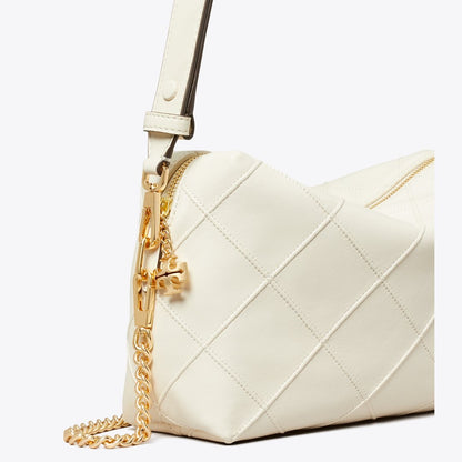 Tory Burch Large Fleming Soft Crossbody Bag Light Cream