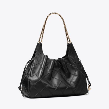 Tory Burch Large Fleming Tote Black