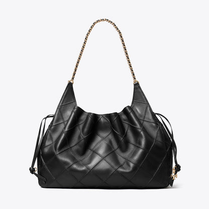 Tory Burch Large Fleming Tote Black