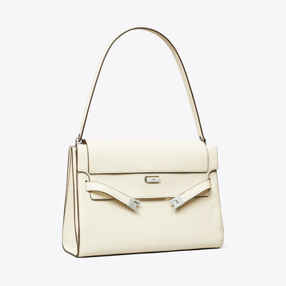 Tory Burch Large Lee Radziwill Shoulder Bag Ivory