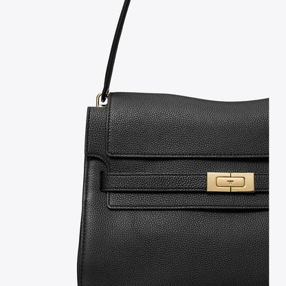 Tory Burch Large Lee Radziwill Shoulder Bag Black
