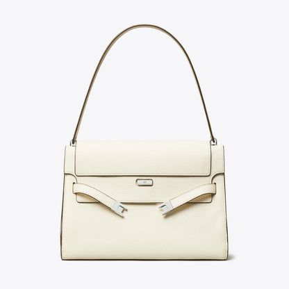 Tory Burch Large Lee Radziwill Shoulder Bag Ivory