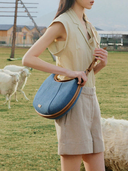 Songmont Large Luna Bag (New Version) Denim