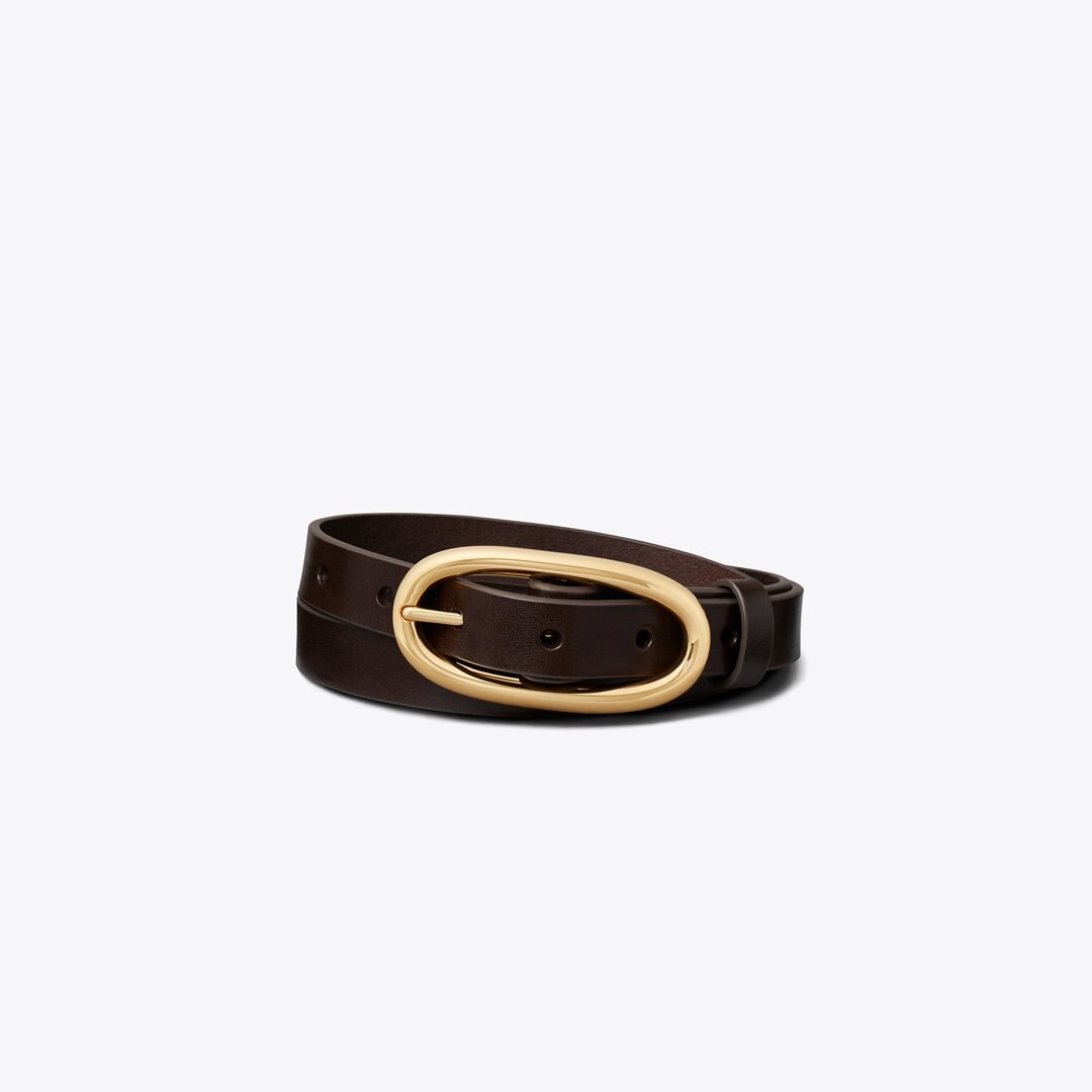 Tory Burch Large Pierced Buckle Belt Amarena