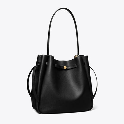 Tory Burch Large Romy Bucket Bag Black
