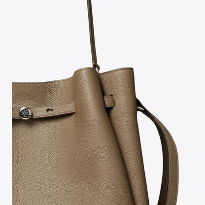 Tory Burch Large Romy Bucket Bag Wild Mushroom