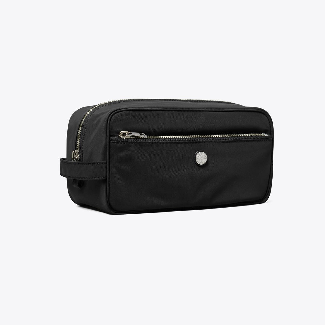 Tory Burch Large Twist Cosmetic Case Black