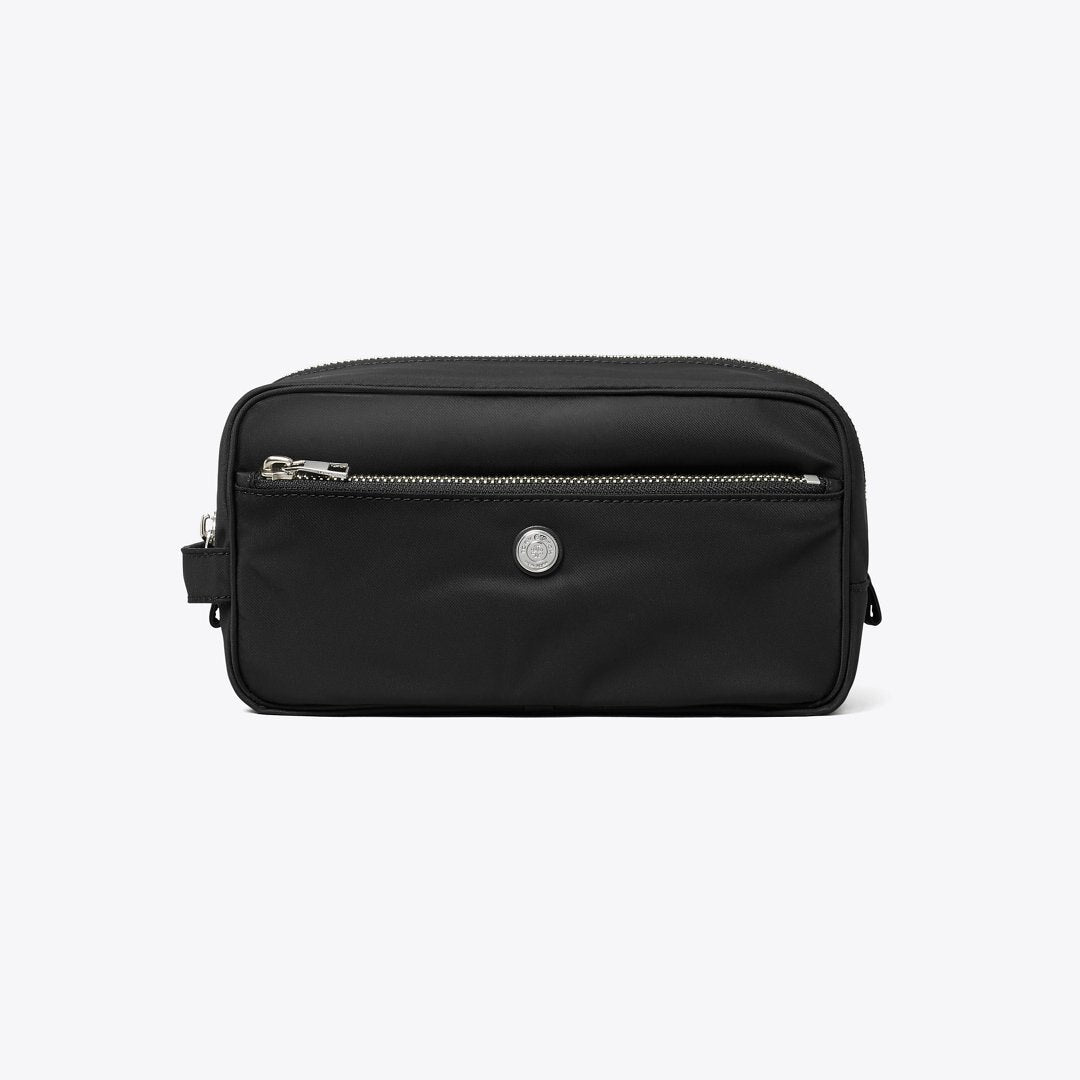 Tory Burch Large Twist Cosmetic Case Black