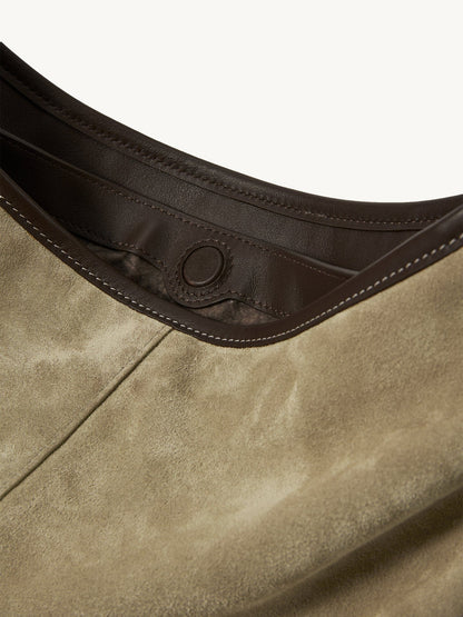 Songmont Large Yore Hobo Bag Dune Suede