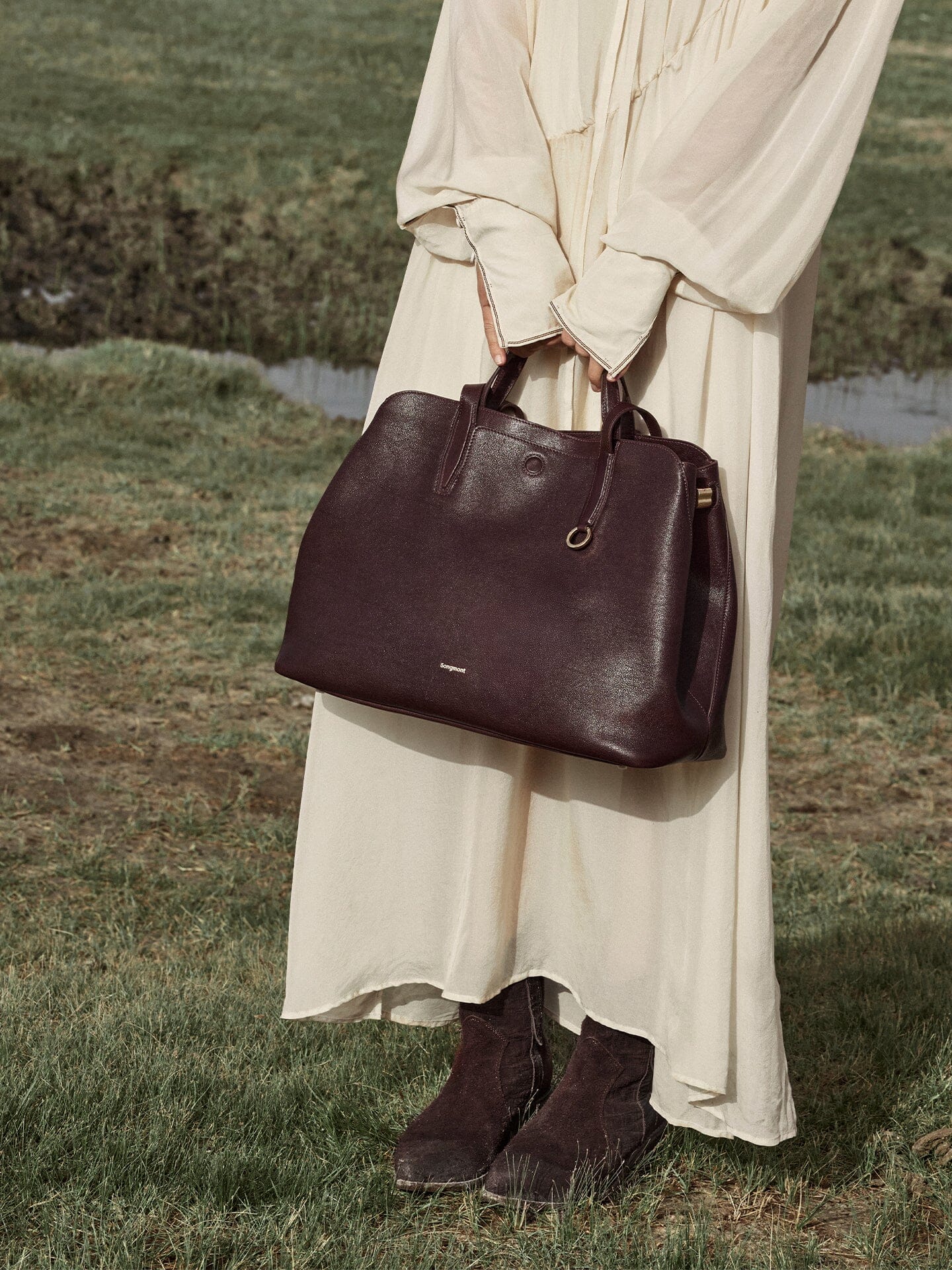 Songmont Large Yore Tote Bag Raisin