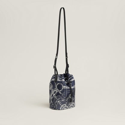  Hermes Lassoie Herms Bag Bleu Marine