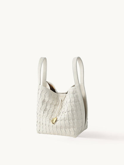 Songmont Lattice Bucket Bag Cloud