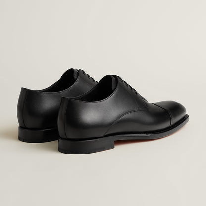  Hermes Lawrence Derby Shoe Marron Pcan
