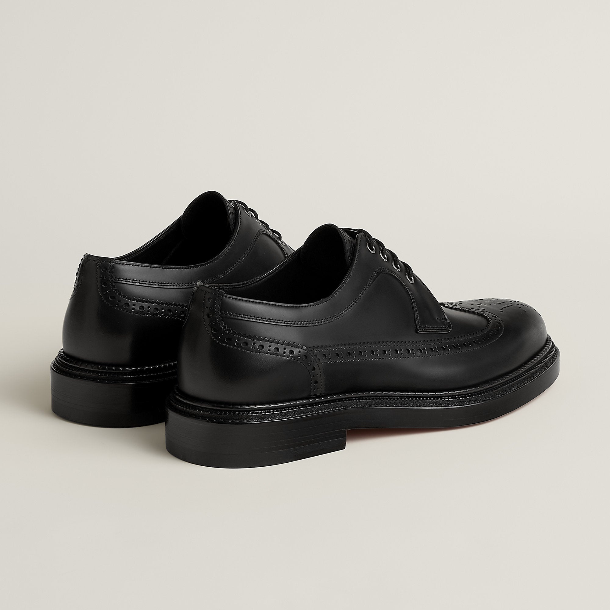  Hermes Lawson Derby Shoe Noir